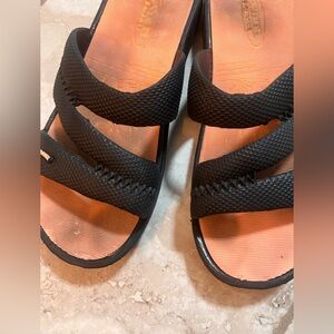 Well worn flip flops